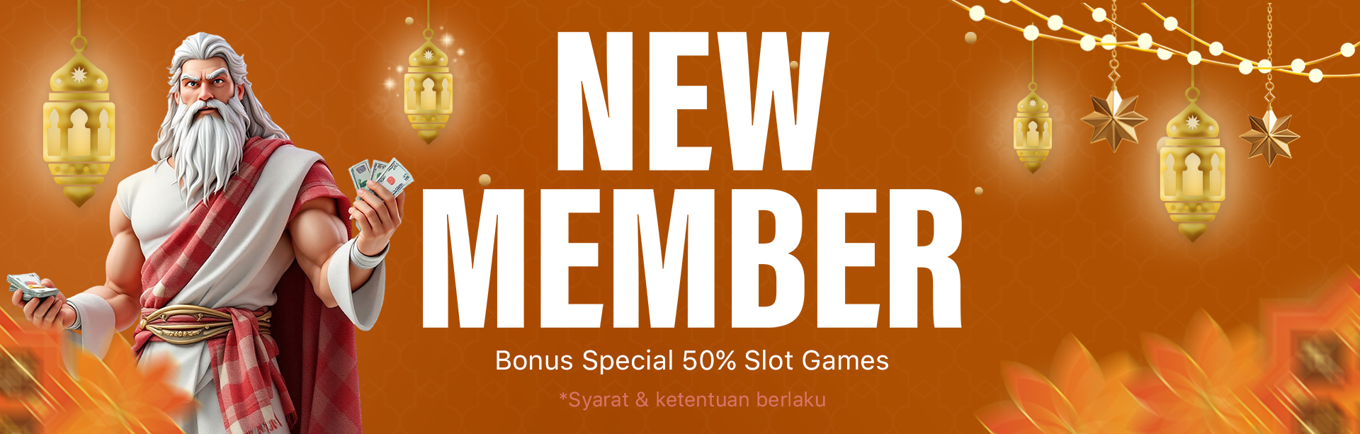 WELCOME BONUS 50%