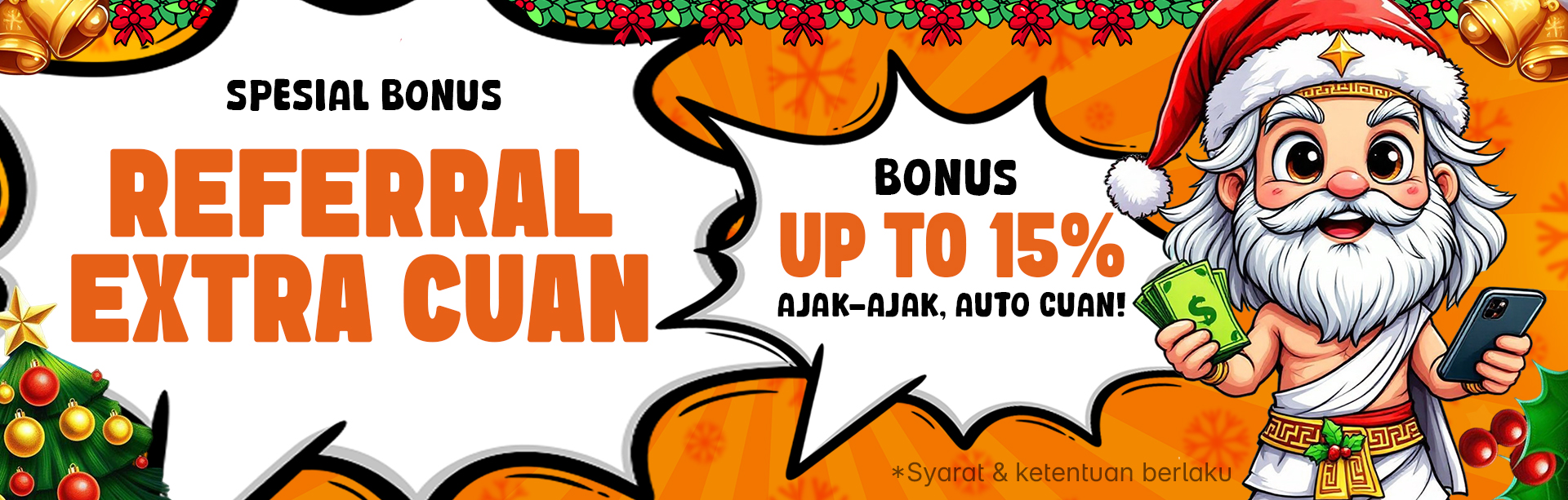 BONUS EXTRA REFFERAL UP TO 15%