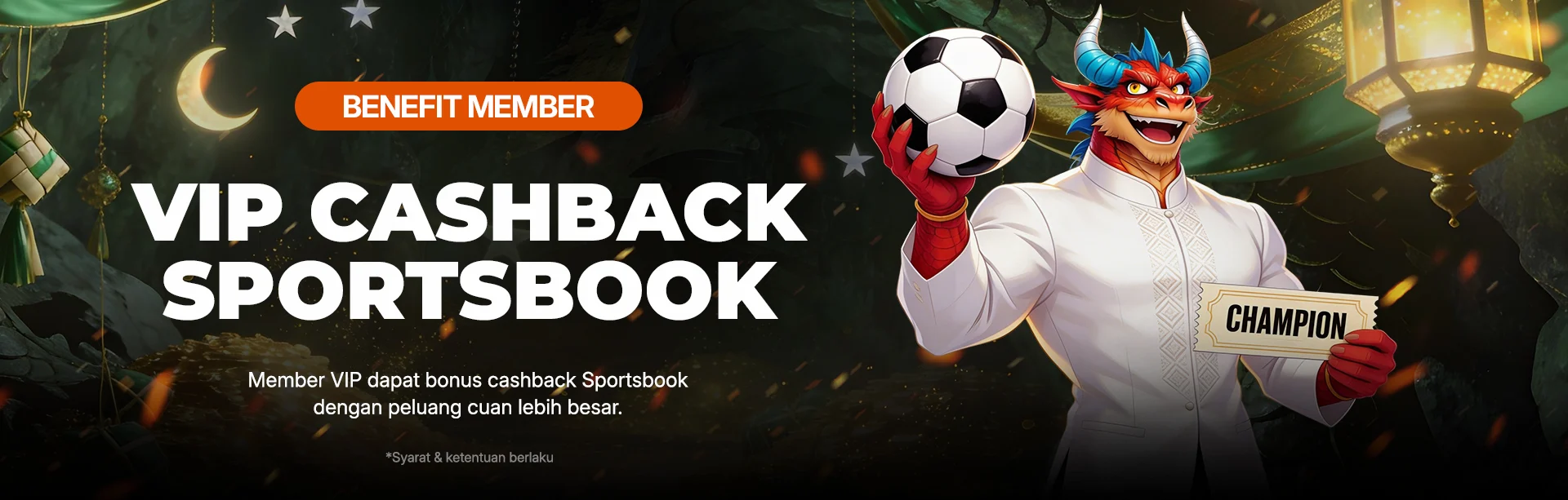 BONUS BENEFIT CASHBACK SPORTBOOK