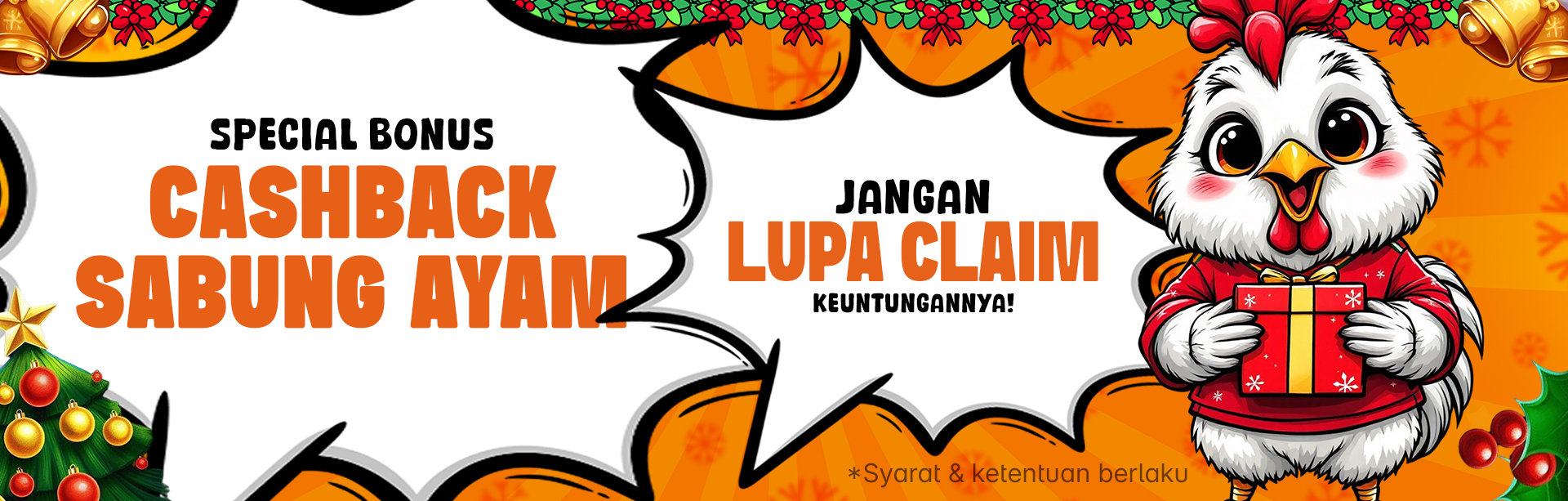 BONUS CASHBACK SABUNG AYAM