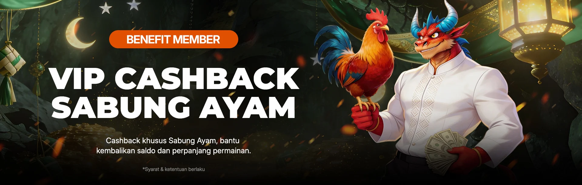 BONUS CASHBACK SABUNG AYAM