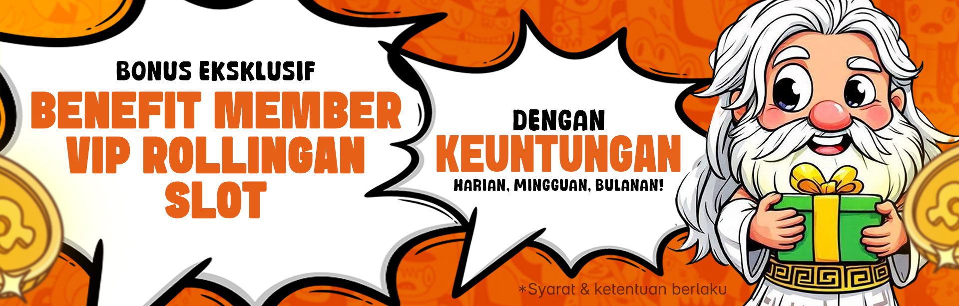BONUS BENEFIT ROLLINGAN SLOT MINGGUAN