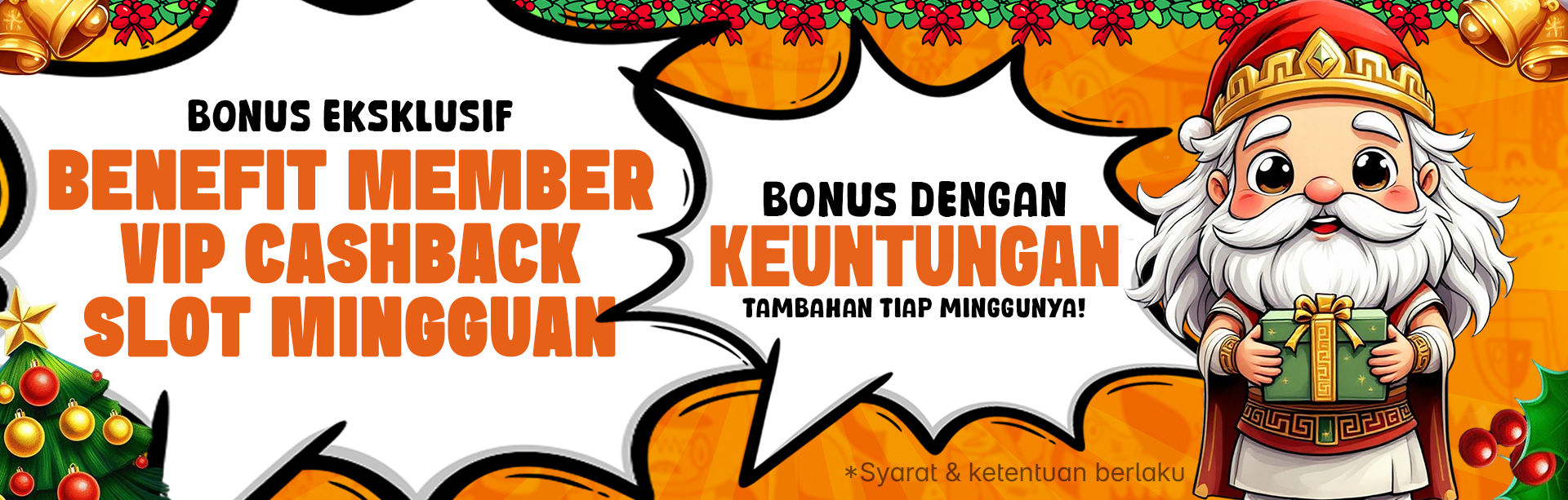 BONUS BENEFIT CASHBACK SLOT MINGGUAN