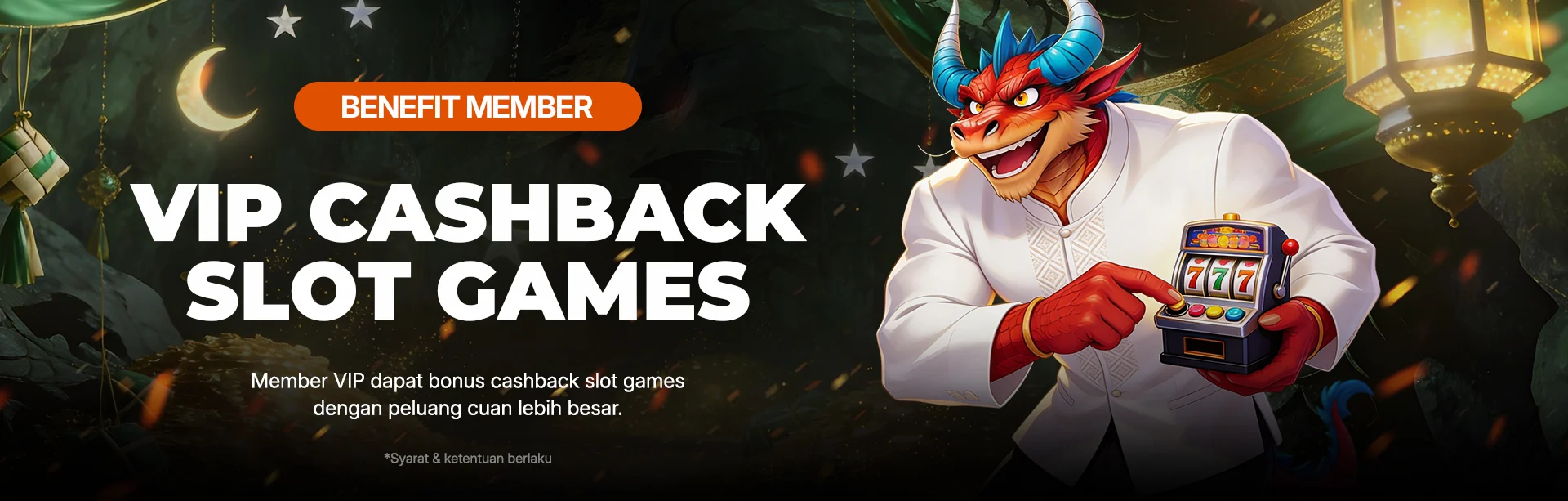 BONUS BENEFIT CASHBACK SLOT MINGGUAN