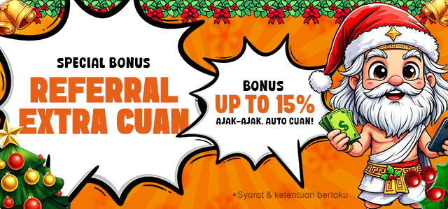 BONUS EXTRA REFFERAL UP TO 15%