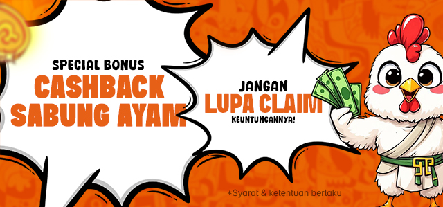 BONUS CASHBACK SABUNG AYAM