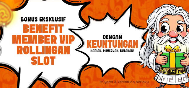 BONUS BENEFIT ROLLINGAN SLOT MINGGUAN