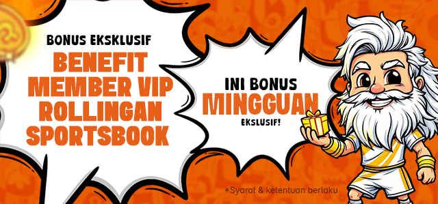 BONUS BENEFIT ROLLINGAN SPORTBOOK MINGGUAN