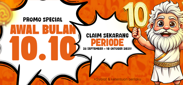 BONUS SPECIAL AWAL BULAN 10.10