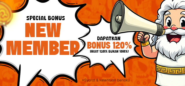 BONUS NEW MEMBER 120% 