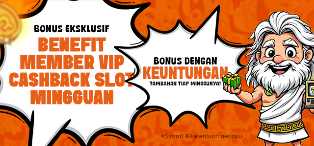 BONUS BENEFIT CASHBACK SLOT MINGGUAN