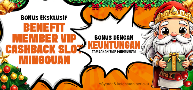 BONUS BENEFIT CASHBACK SLOT MINGGUAN