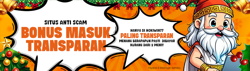 HOKIWIN77 SITUS ANTI SCAM & BONUS PALING TRANSPARAN!