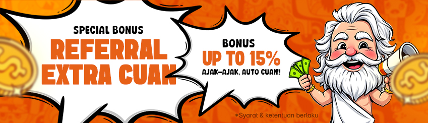 BONUS EXTRA REFFERAL UP TO 15%