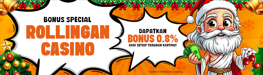 BENEFIT MEMBER KOMISI ROLLINGAN CASINO MINGGUAN 0.8%