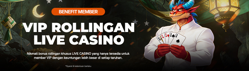 BENEFIT MEMBER KOMISI ROLLINGAN CASINO MINGGUAN 0.8%